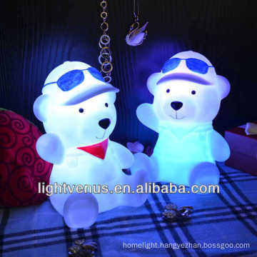 Rechargeable Bear led night light children